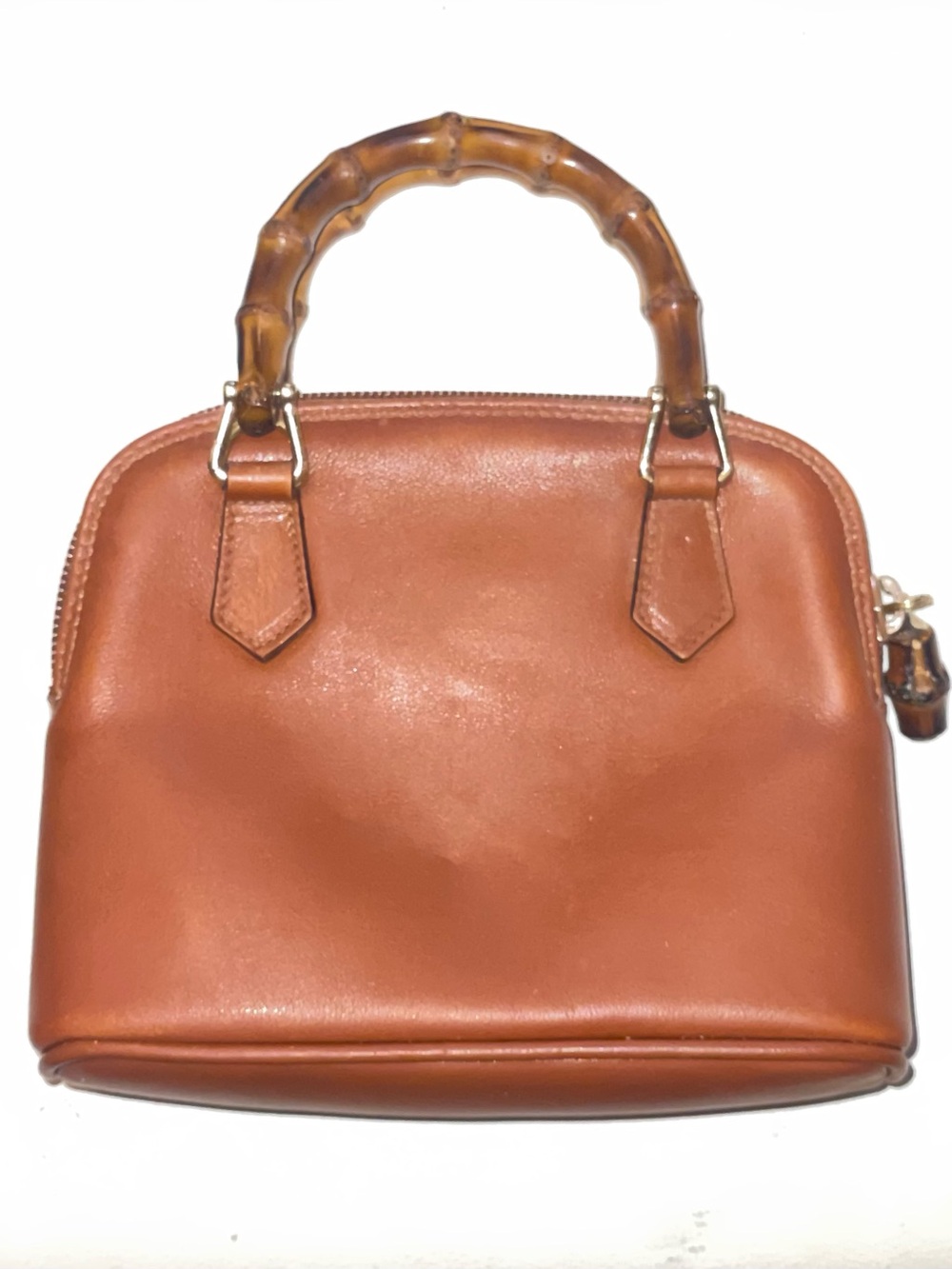 Gucci Vintage Bamboo Mini 2-Way Top Handle Bag - Picture 2 of 14